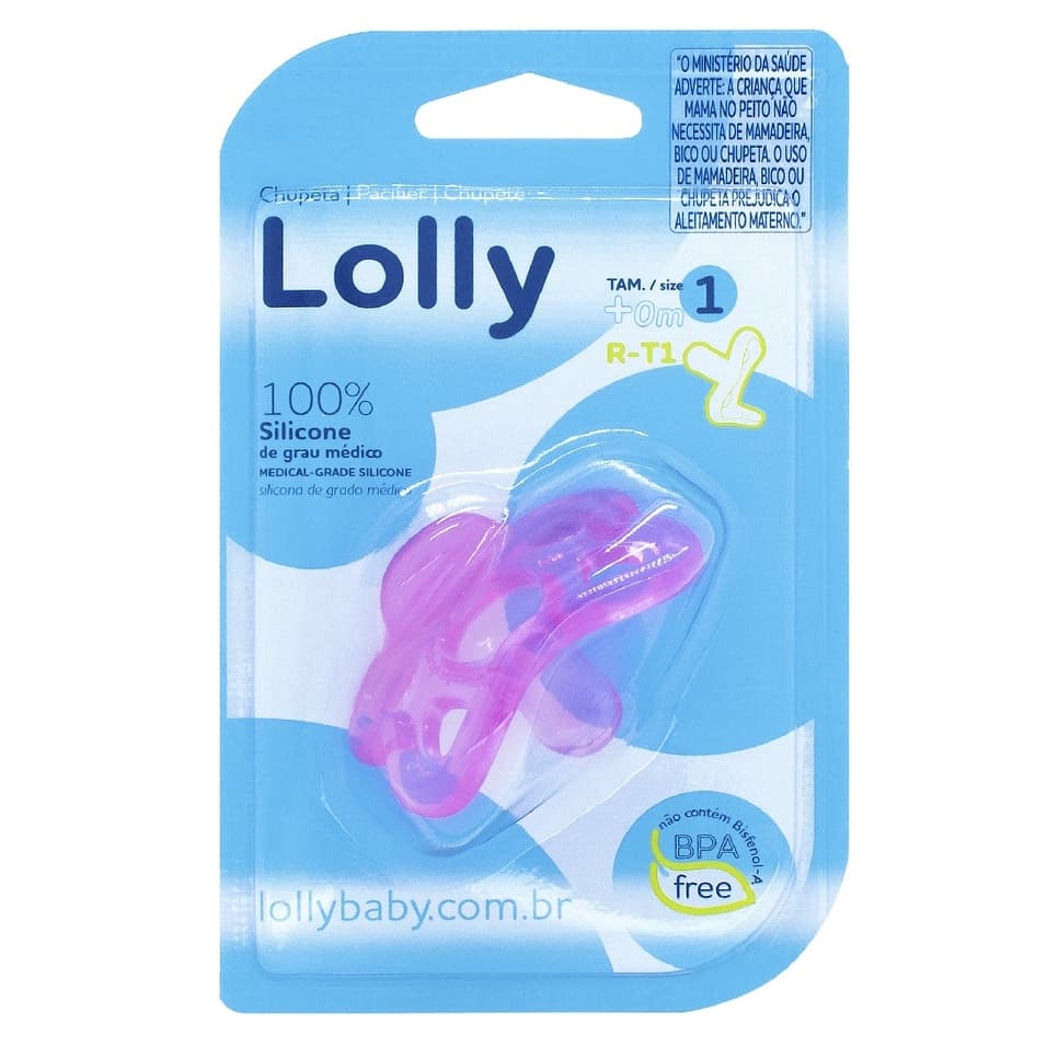 Chupeta Special Silicone Redonda Tamanho1 Rosa