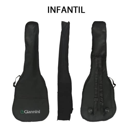 Capa Simples Para Violão Infantil Giannini Com Alças E Bolso