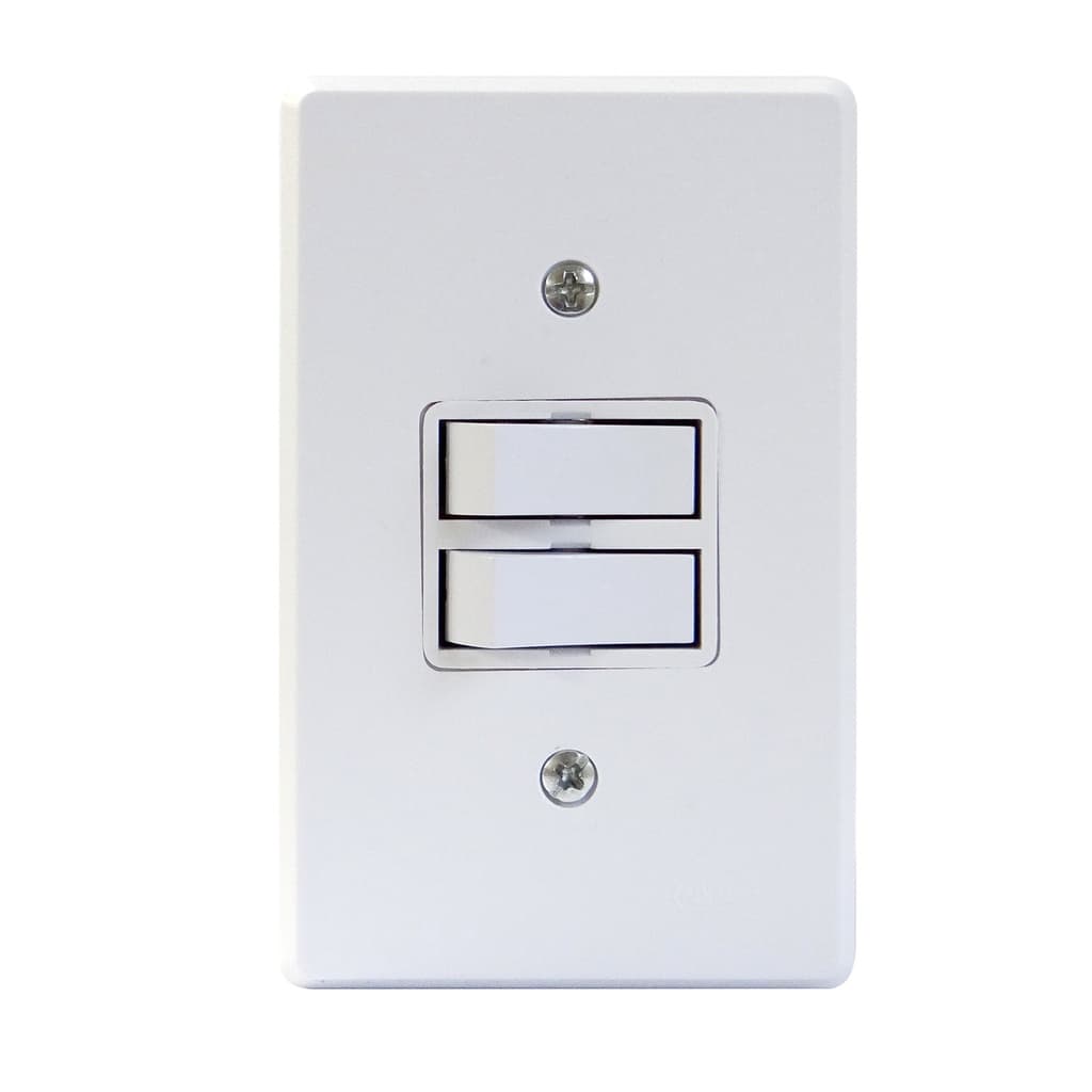 Interruptor 2 Teclas Simples Linha Gelo Radial