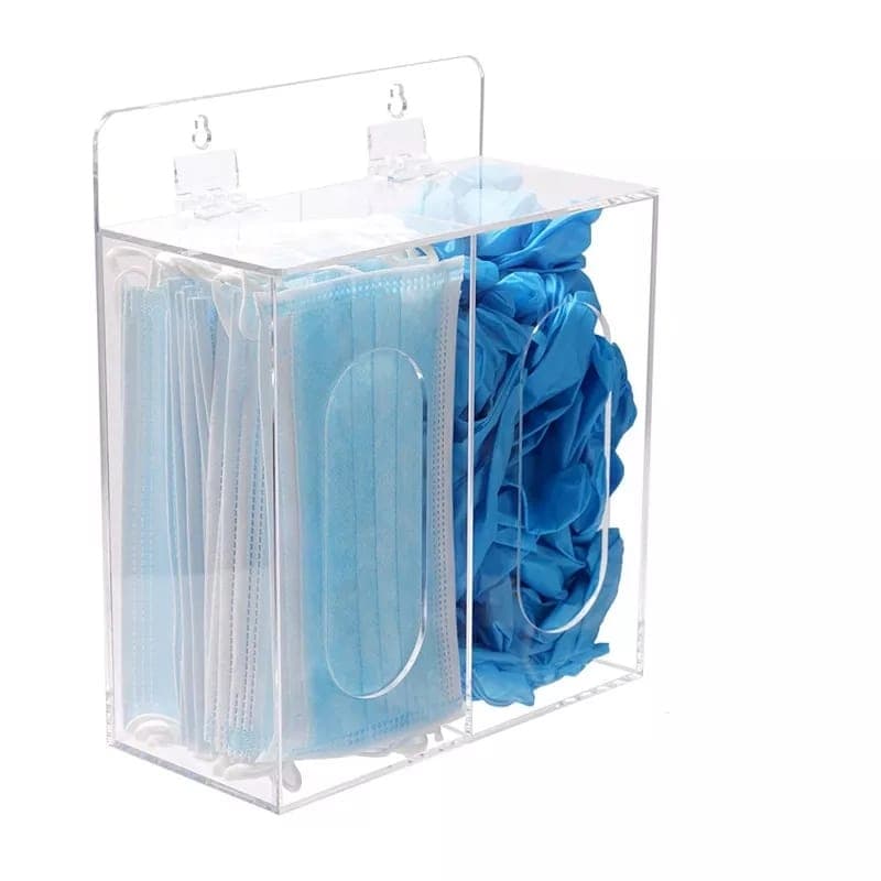Suporte Organizador de Luvas e Máscaras Descartáveis