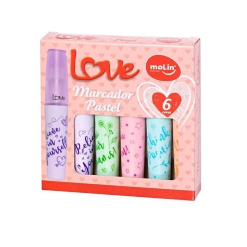 marcador pastel love molin