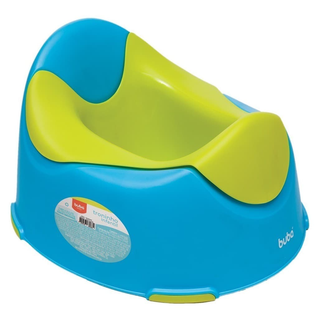 Troninho Infantil Pinico Azul E Verde Menino Assento Bebe