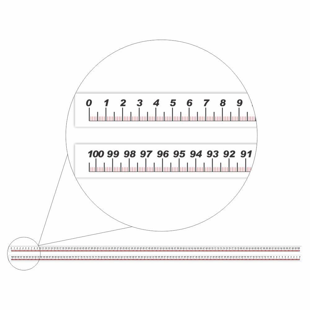 kit 3 Réguas Adesiva Espelhada 1m Vinil Laminado A Prova D'água 2cm
