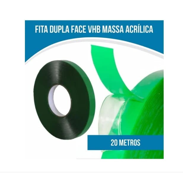 Fita Dupla Face Profissional Extra Forte - 9,0mm X  20 metros