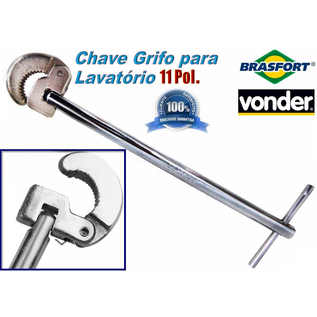 Grifo - Chave  Para Lavatório 11 Pol