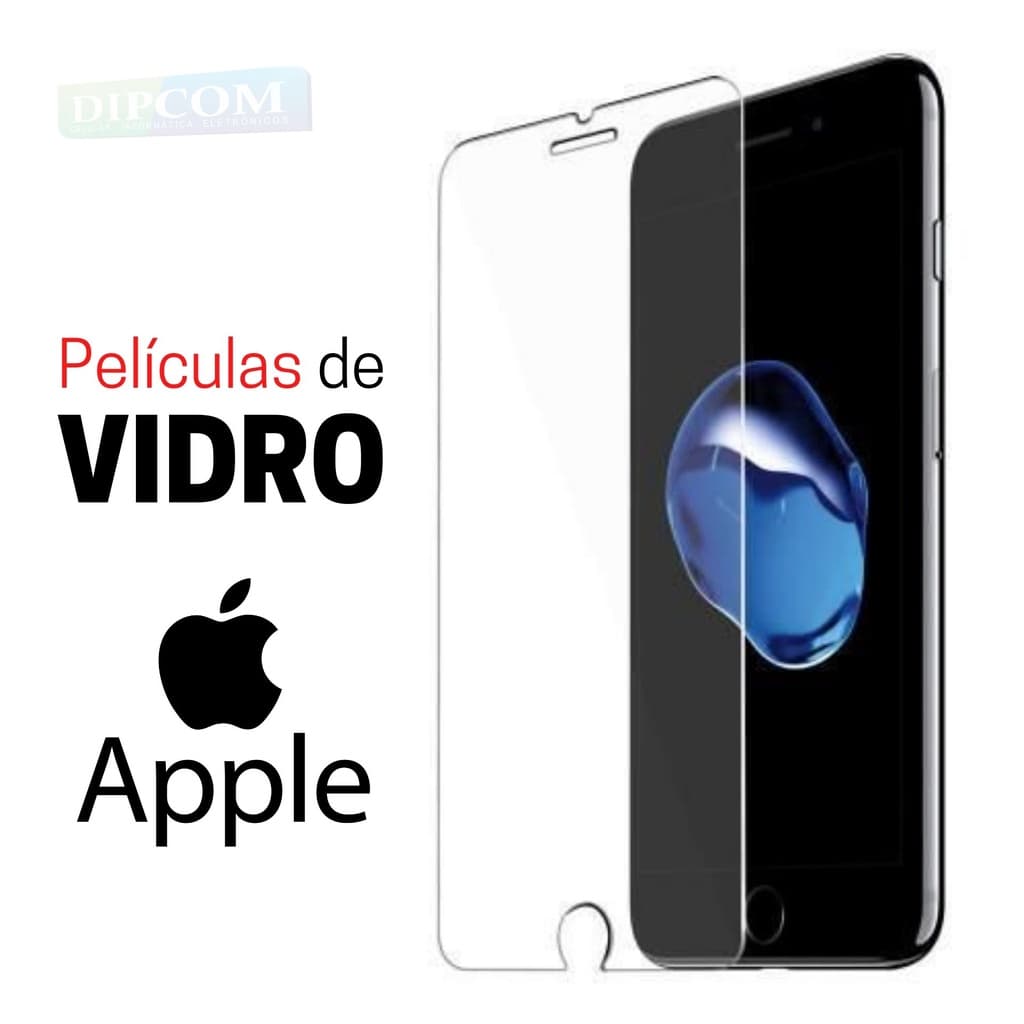 Película de Vidro Iphone 4/5/6/6PLUS/7PLUS/11PRO/X/XR/XS/XS MAX - APPLE [Envio Imediato]