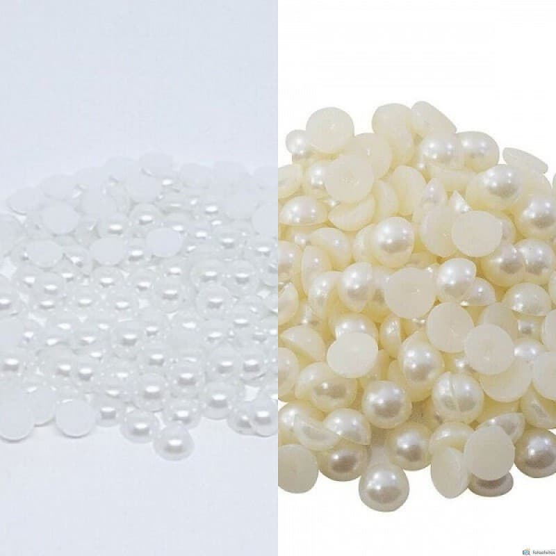 Meia Pérola Abs 6mm  - 500 gramas