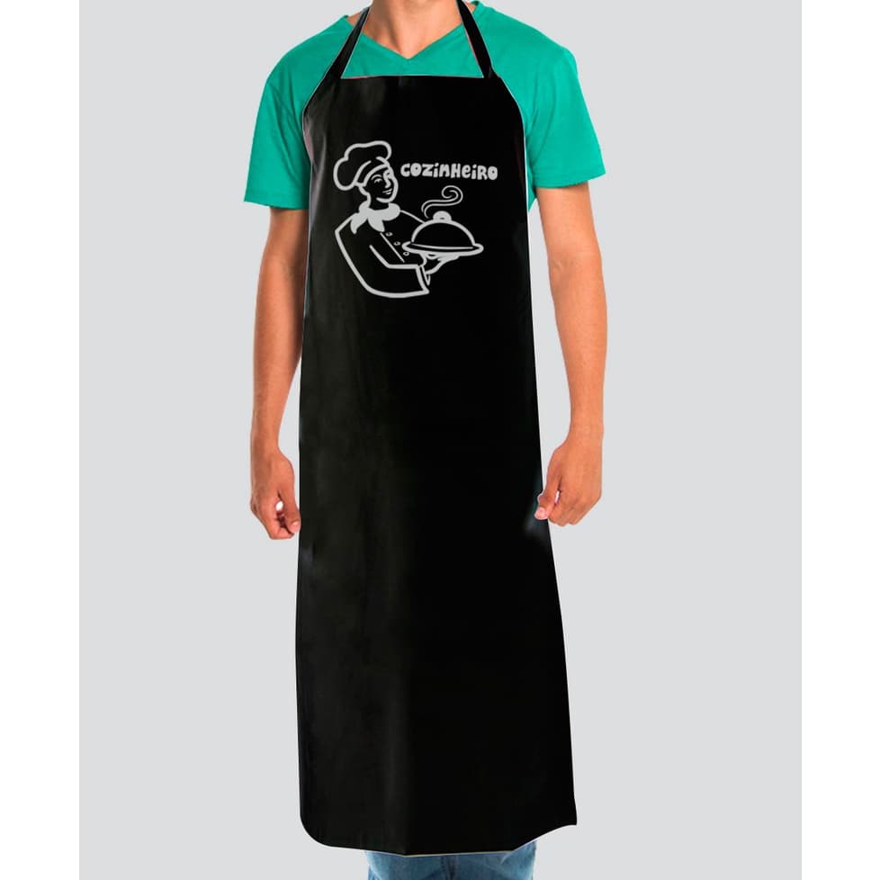 Avental Napa Personalizado estampa de cozinheiro.