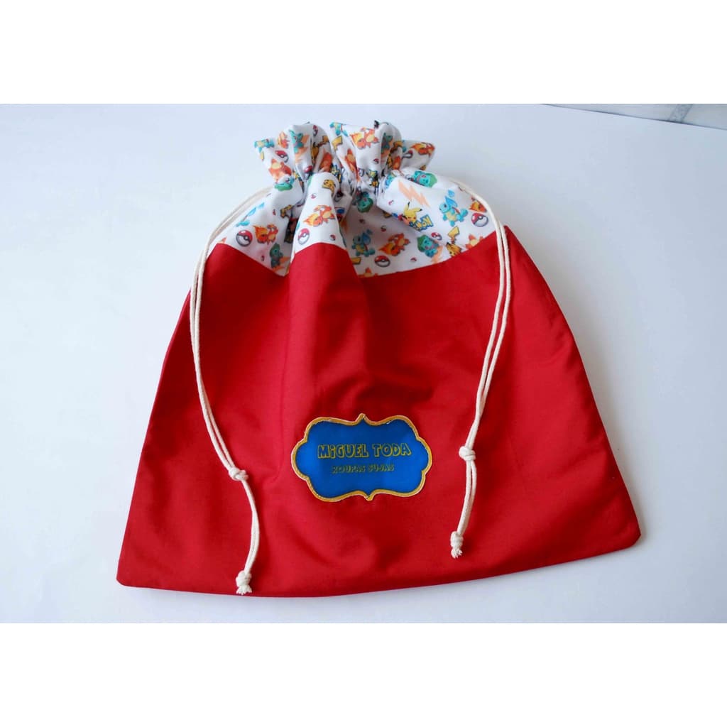 Saco para roupas limpas em tecido personalizado/Saco organizador/saco personalizado para roupas limpas/Kit creche