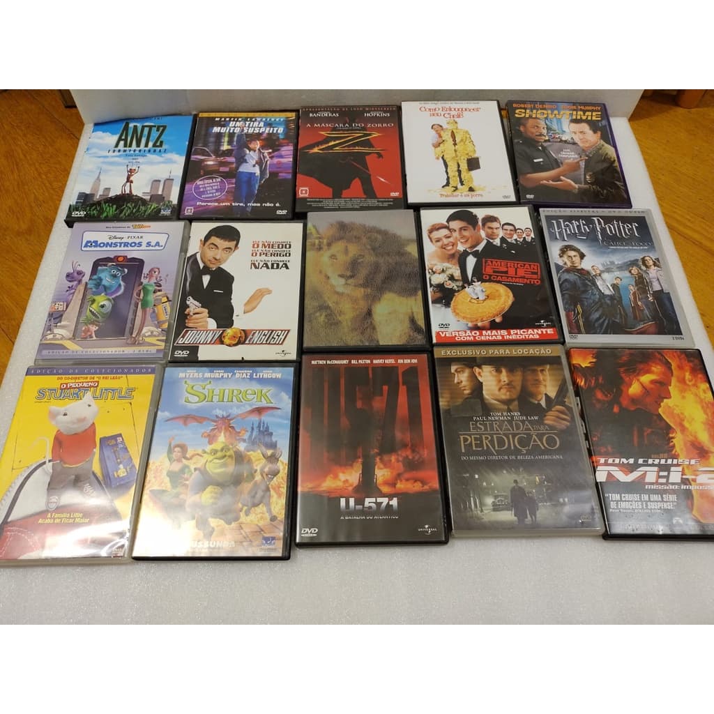 15 DVDs filmes mídia física original