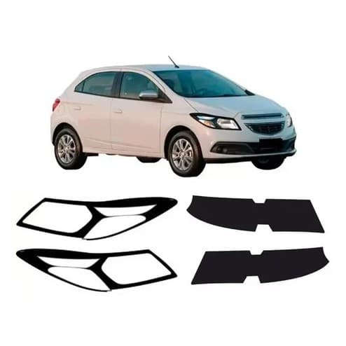 Adesivo Máscara Negra Para Farol e Lanterna Onix Prisma G3 2012 a 2016