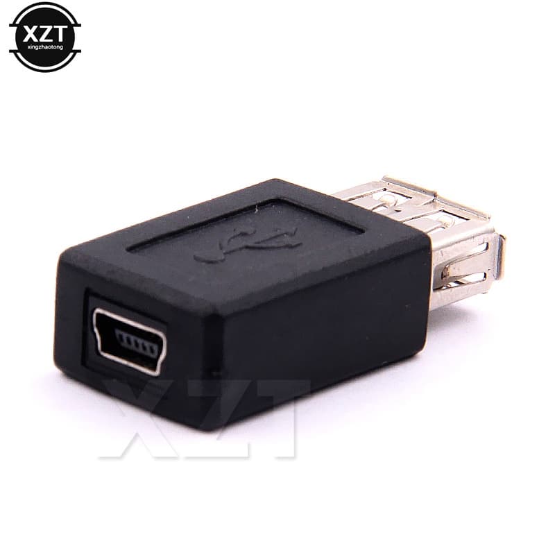 Adaptador usb 2.0 Tipo A Fêmea Para Mini 5 Pinos B Conversor De Plugue Conector Atacado