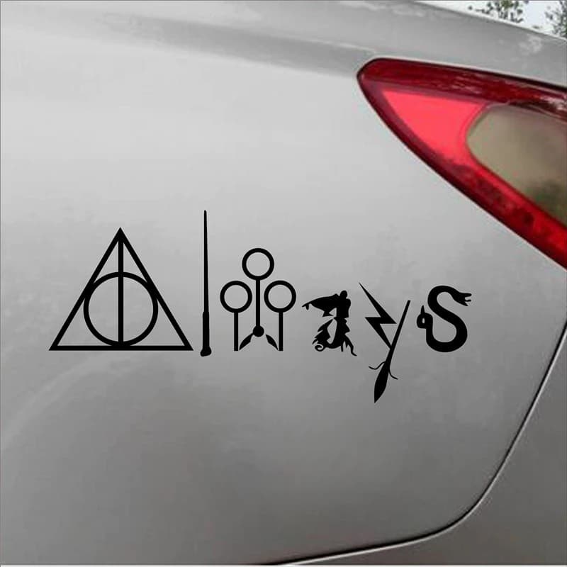 Adesivo símbolos clássico harry potter!