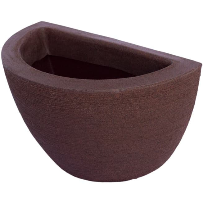 kit 10 / 5 vaso para plantas flor de parede de polietileno decoração plantas natural e artificial 19x27