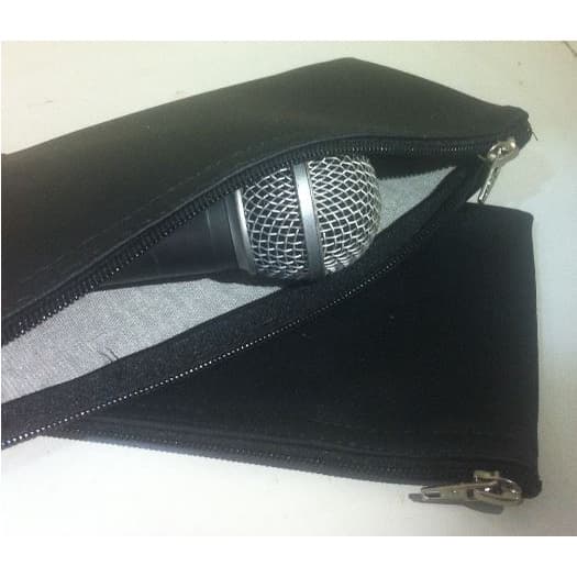 KIT 5 CASE , BAG, BOLSA PARA MICROFONE COMPATIVEL SM58 - LESON - SHURE