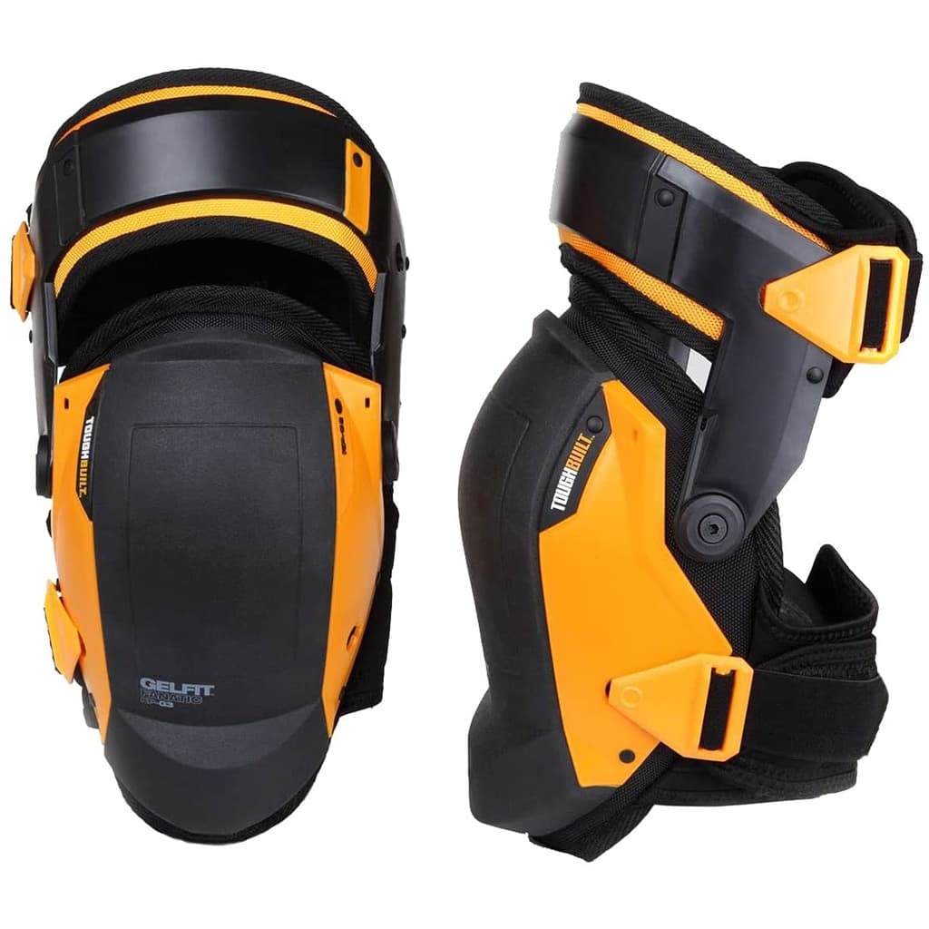 Joelheiras De Estabilização De Suporte De Coxa ToughBuilt TB-KP-G3 Gelfit-Resistentes , Confortáveis E Ajustáveis