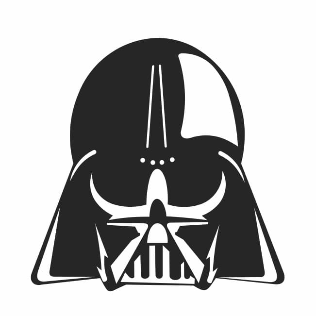 Darth Vader Star Wars Adesivos de Parede 11cm X 11cm Guerra Nas Estrelas Decoração de Quarto Infantil Geek