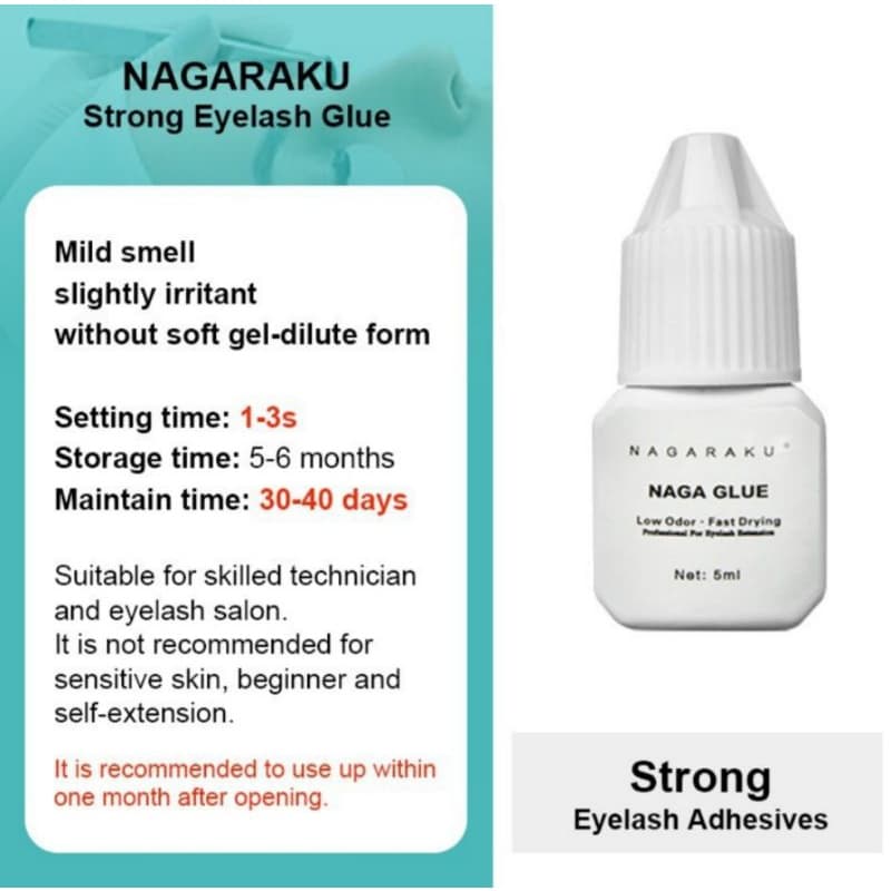 Cola Nagaraku para extensão de cilio 5ml