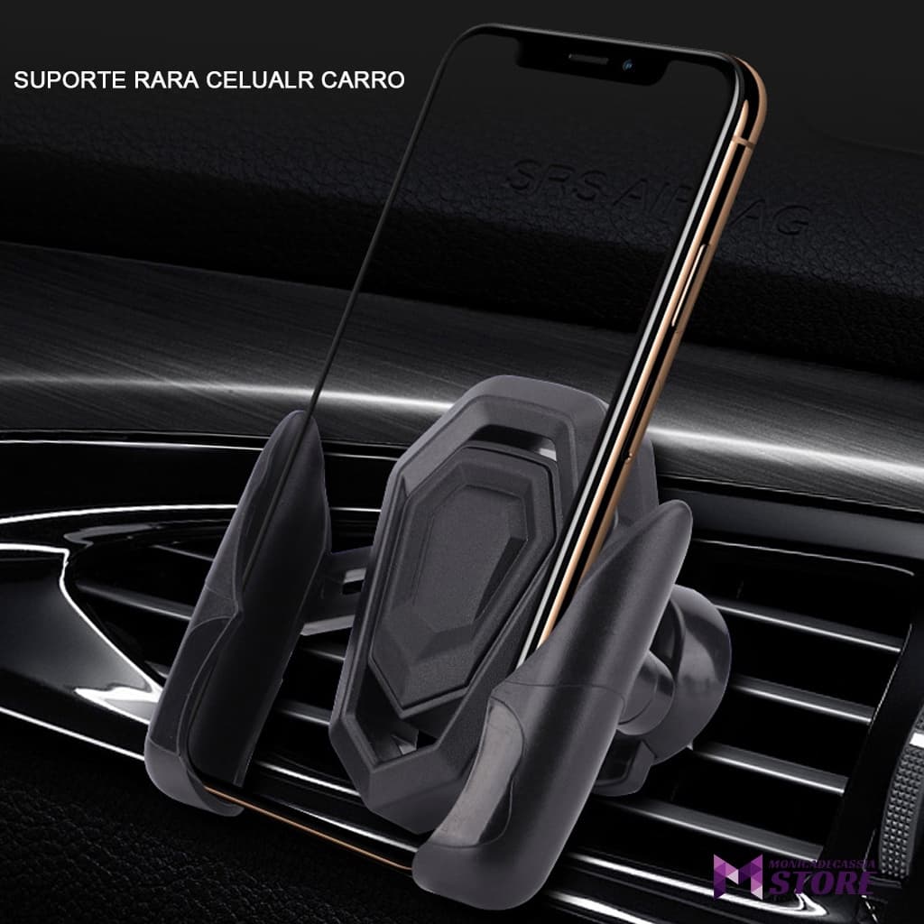 Suporte para GPS móvel, carro, saída de ar universal para carro, sólido e estável