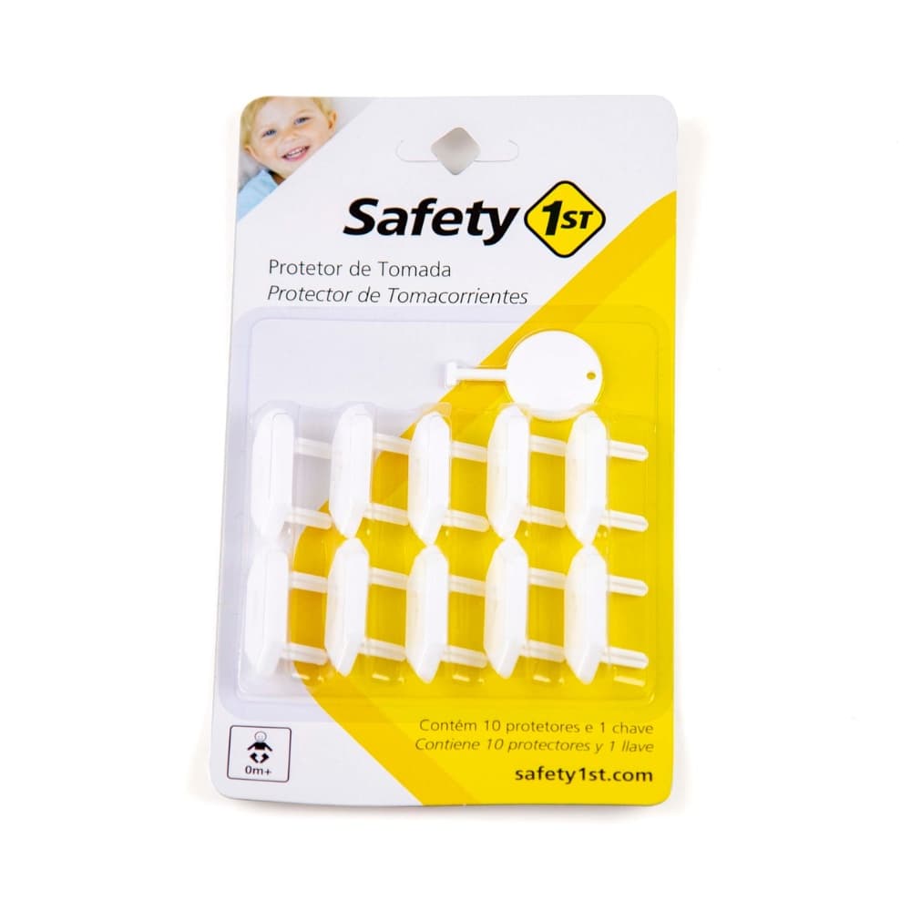 Protetor de Tomadas Safety 1st White 10 unidades