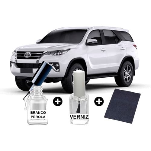 Tinta Tira Risco Automotiva Sw4 Branco Perola