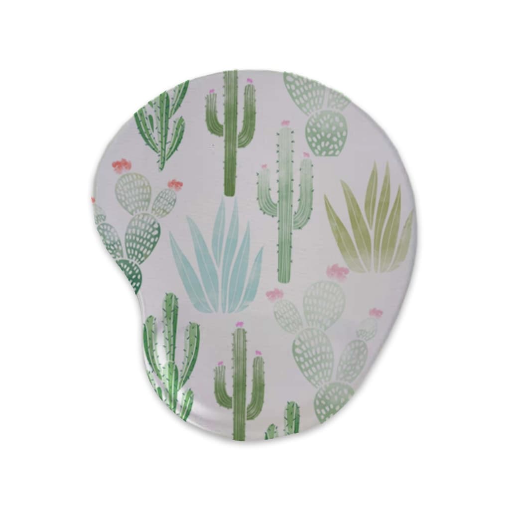 Mousepad - Cactos - Ergonômico Apoio De Punho Pulso