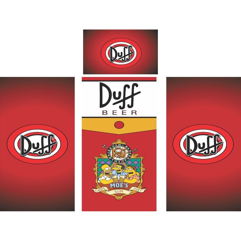 Adesivo Decor Frigobar Envelope Completo Simpson Duff Person