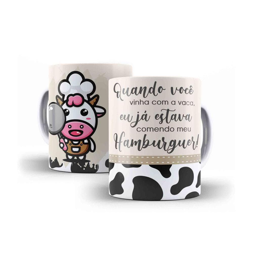 Caneca Porcelana Coleção Vaca Louca 11