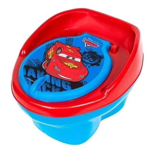 Troninho ou Peniquinho Penico Infantil Disney Carros 2 Em 1.
