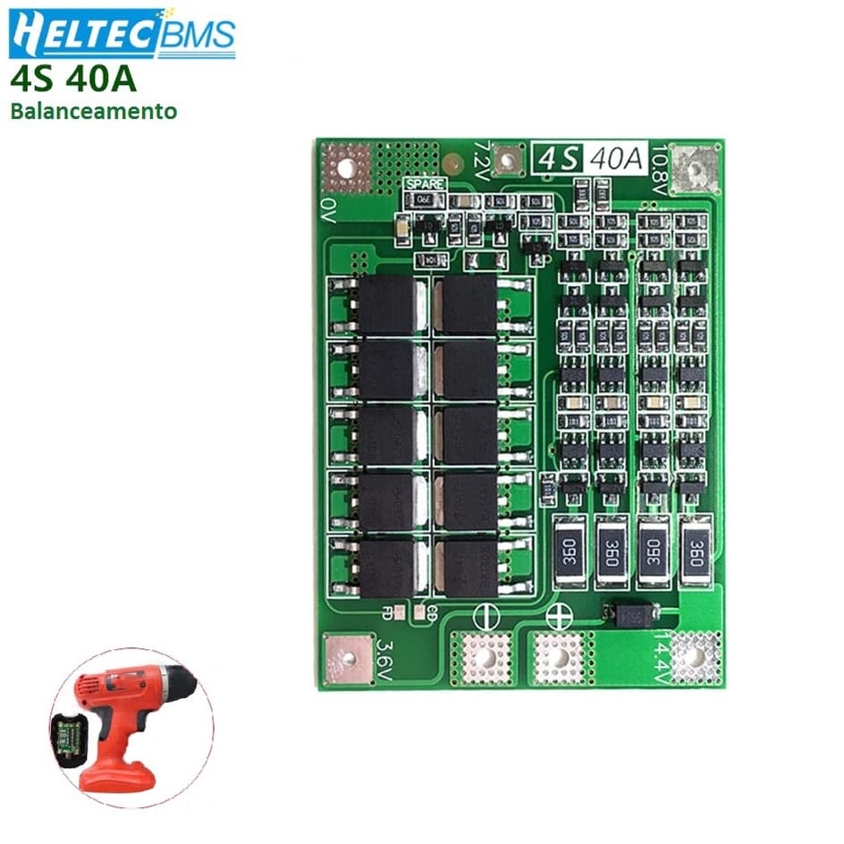 BMS 4s 40a - Todas Com Balanceamento