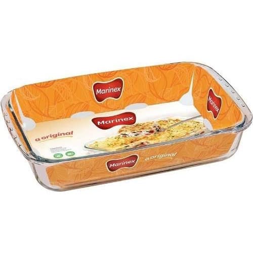 Assadeira Vidro Temperado Retangular Funda Lasanheira 5,0l