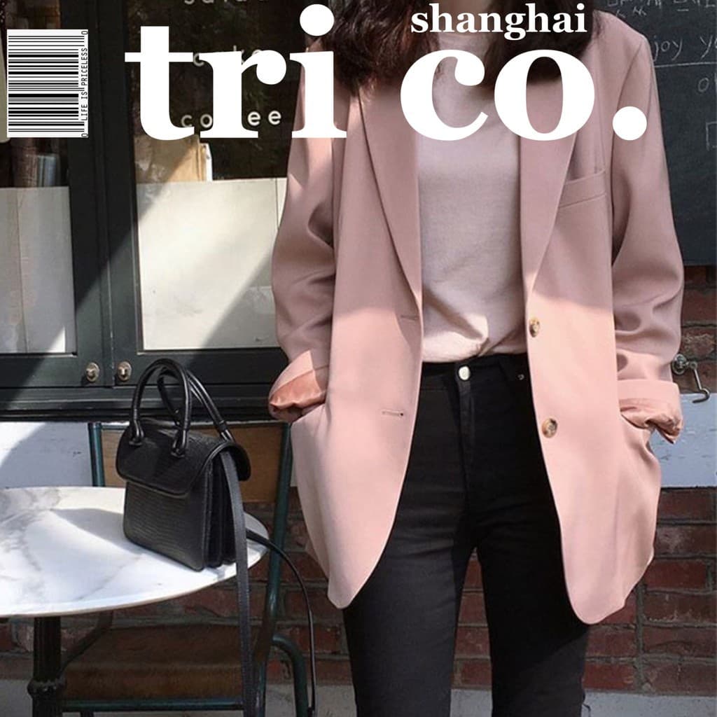 Estilo Coreano Outono E Inverno Terno Jaqueta Retro Temperatura Suave Intelectual Topo Para Mulher Blazer Casual