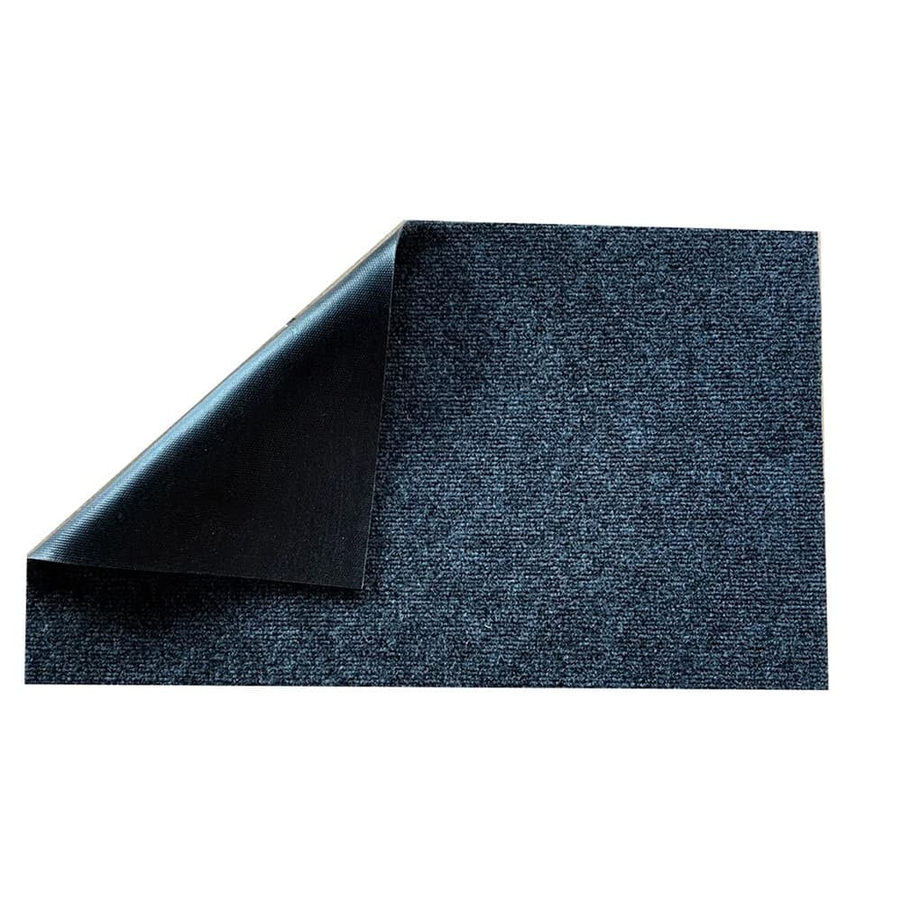 Tapete Capacho Home Agulhado 39X59cm Kapazi Cinza