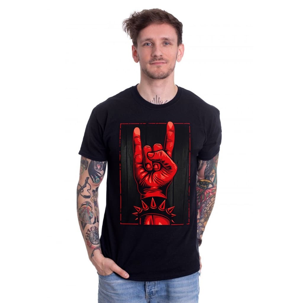Camiseta Rock and Roll Bandas Preta 100% Algodão Moda Masculina