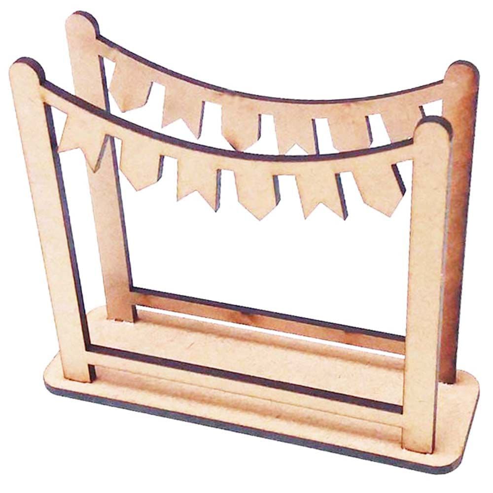 Kit 10 porta guardanapo mdf cru bandeirinha junina festa são joão santo antonio são pedro
