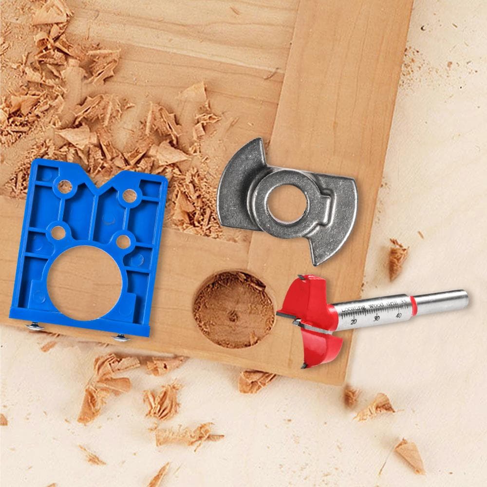 35mm Guia Dobradiça Buraco Perfuração Gabarito Esconder Abridor Porta Armário Acessórios Para Carpintaria