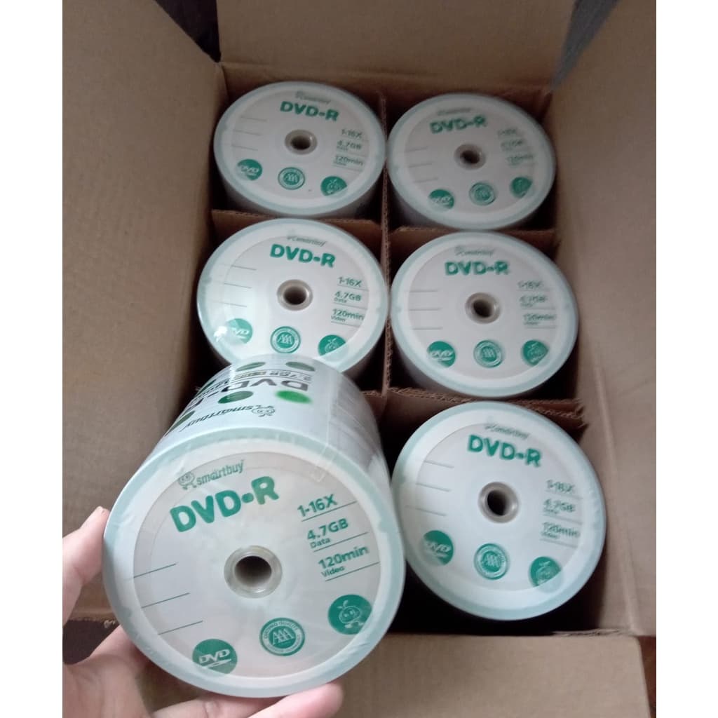 Midia Dvd-r Original Lacrada 4.7gb/120min 8x Pino C/ 100 Unidades