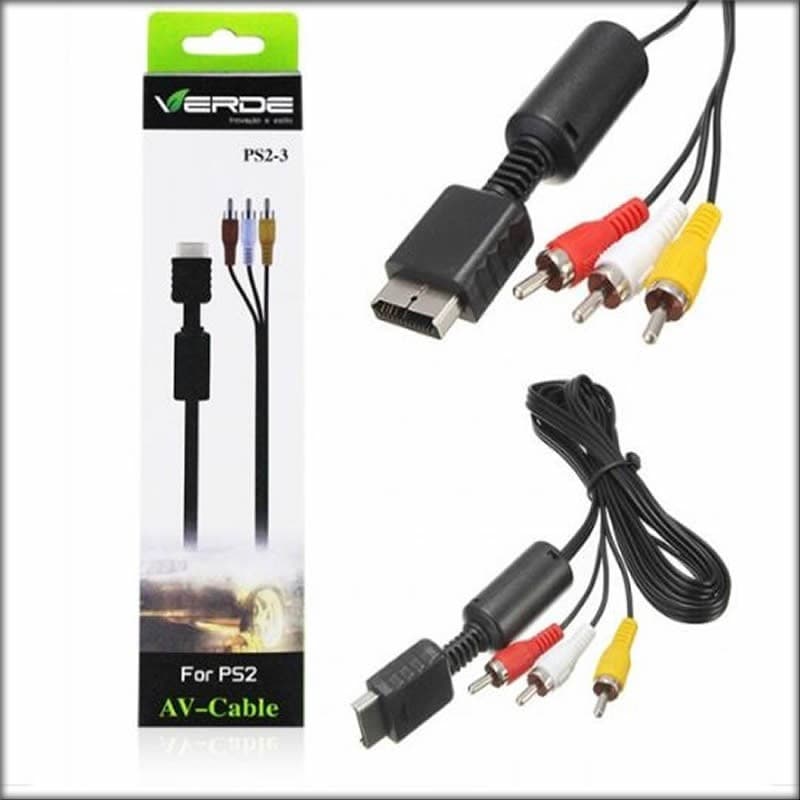 Cabo Av Rca Audio E Video Playstation Ps1 Ps2 E Ps3 2 metros
