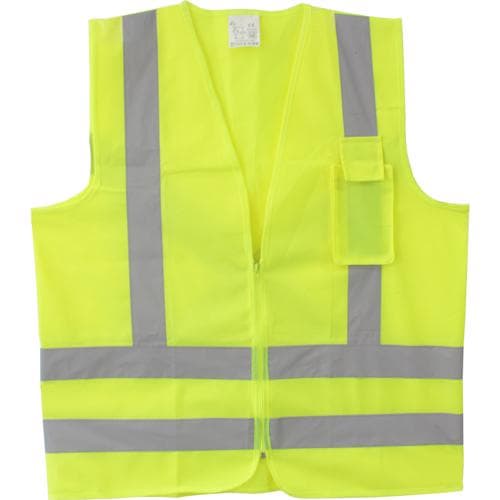 Colete Refletivo com Bolso Amarelo PPS13 PROTEPLUS Tamanho G