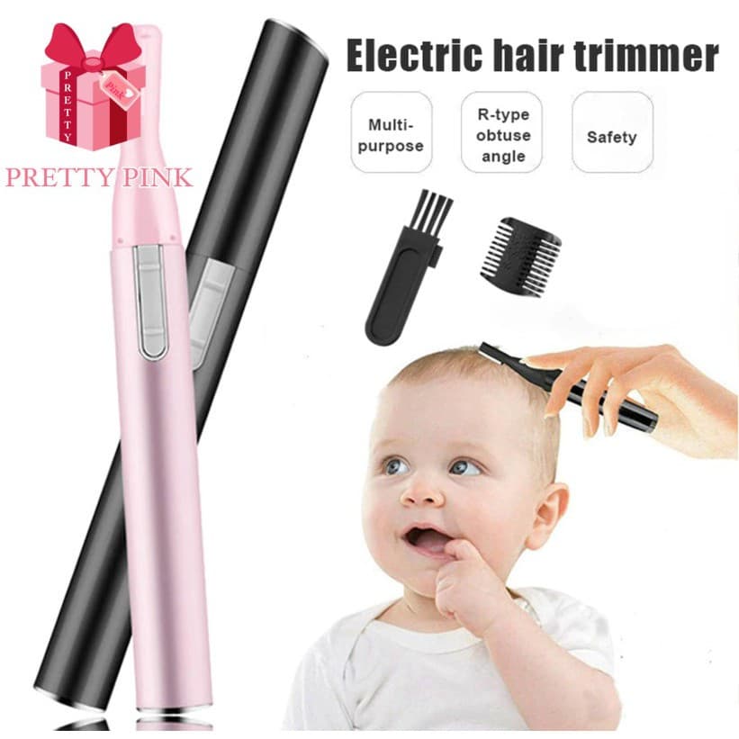 Caneta Depiladora Elétrica para Sobrancelha/Rosto / Aparador de Pelo Pequeno e Portátil para Corpo / Depilador