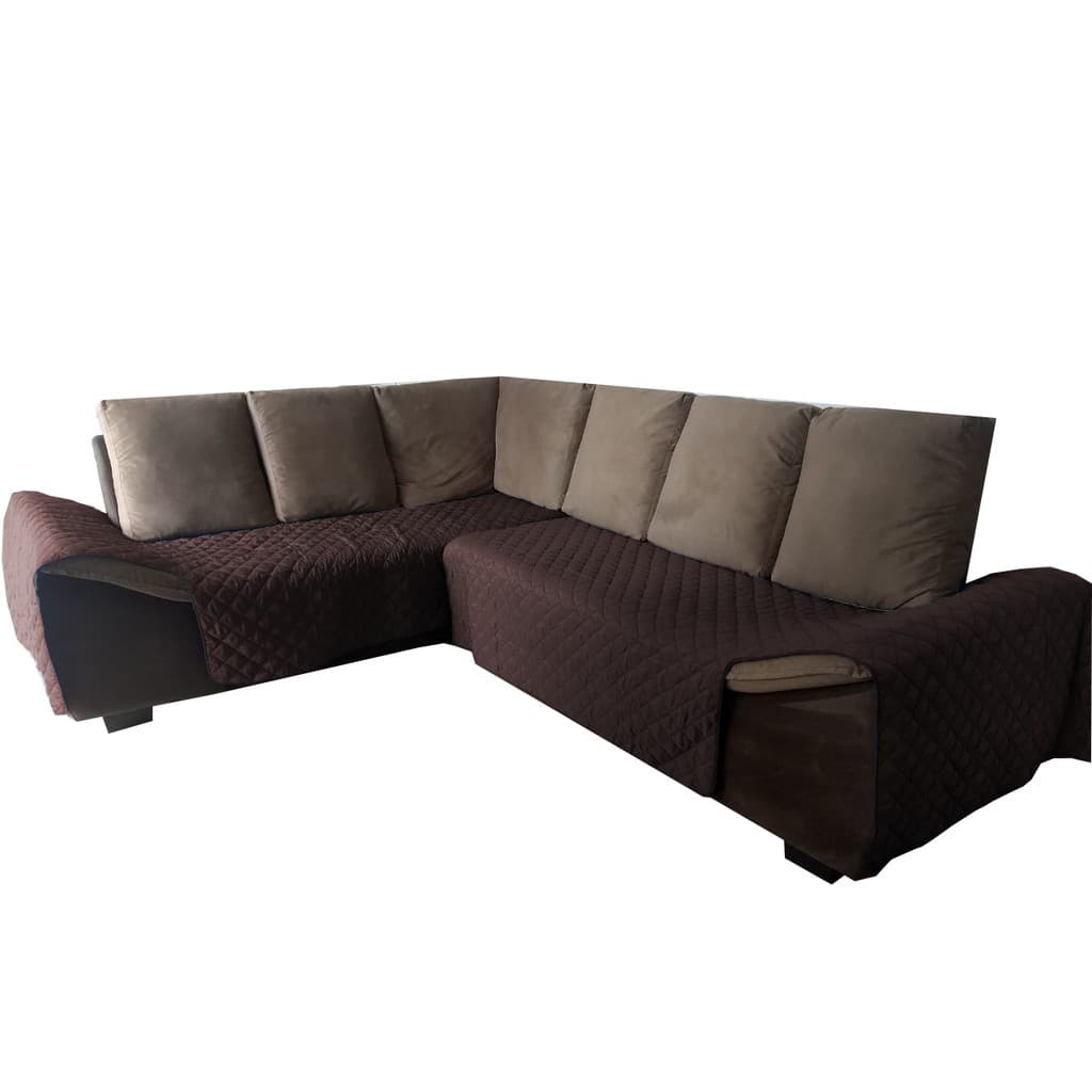 Protetor De Sofa De Canto Só Assento Sob Medida