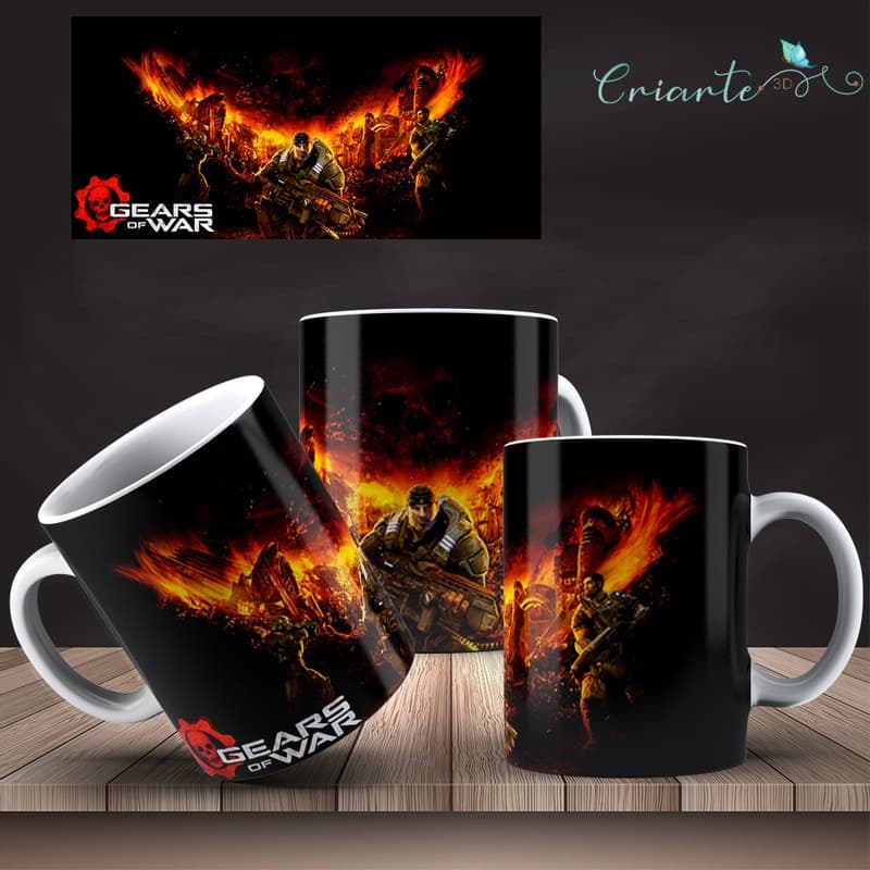 Caneca Porcelana  Gears of War #18