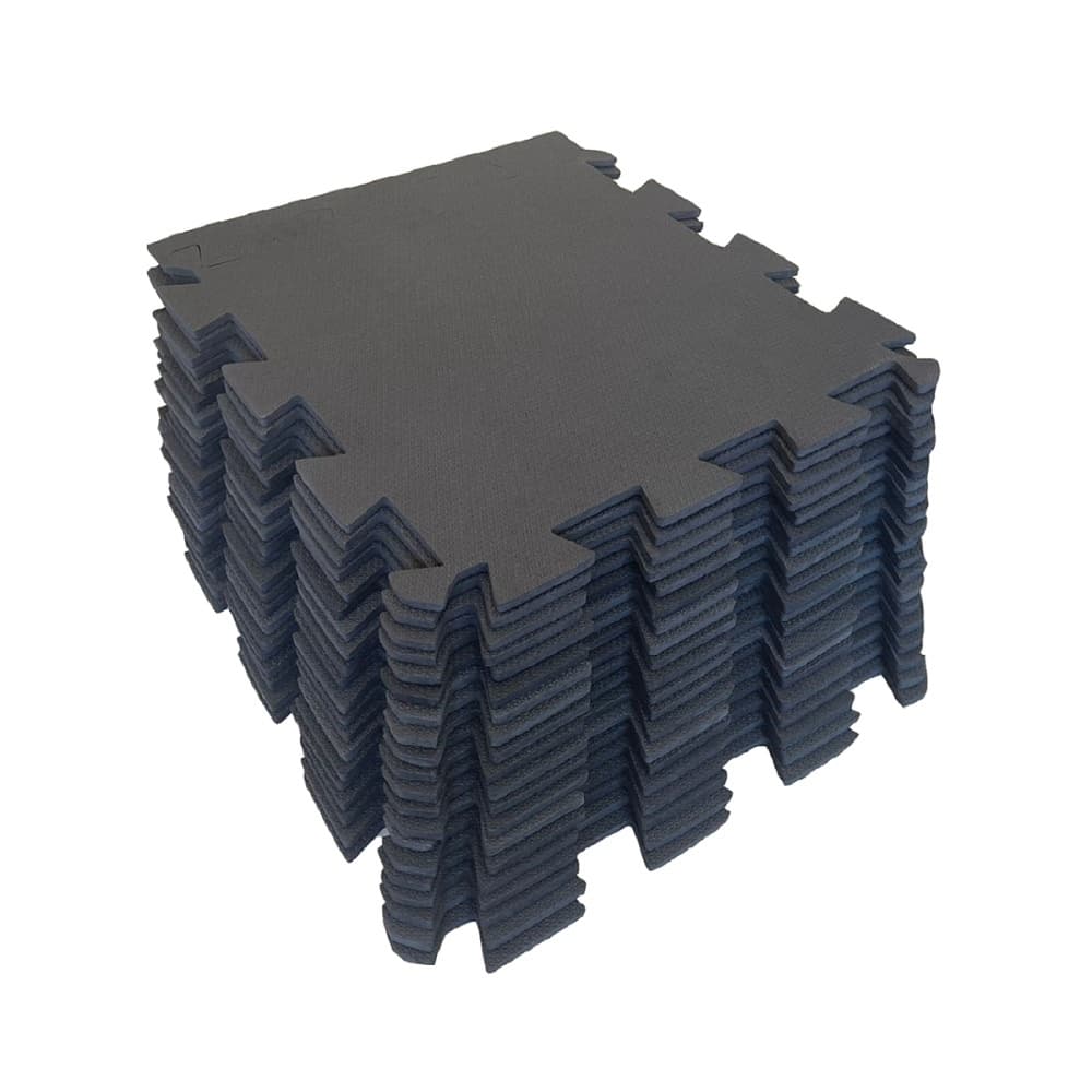 Kit 20 Tatames - EVA Preto 50x50x1 cm.