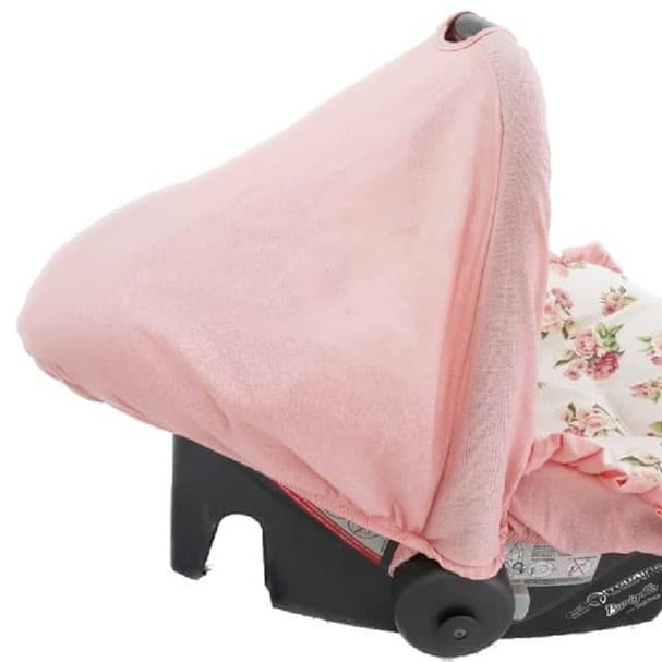 Somente a Capota para Bebê Conforto -ROSÊ