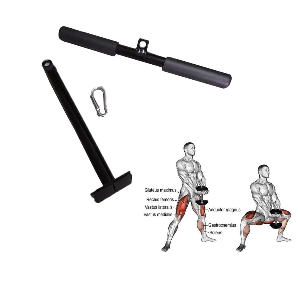 Suporte agachamento sumo com anilhas