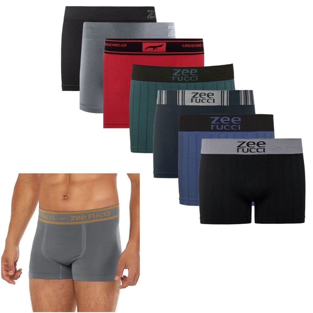Cueca Boxer Masculina Sem Costura Zee Rucci Zorba Homem Adulto