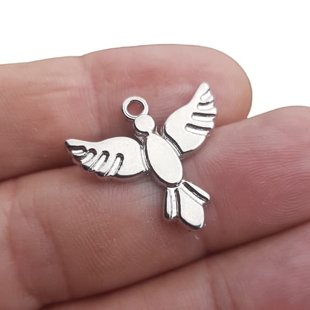 Pingente para Bijuterias e Artesanatos Divino Espírito Santo - 20 peças