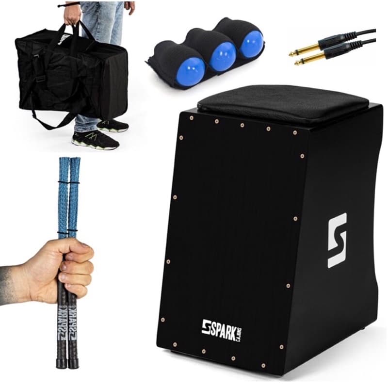 cajon + bag + vassourinha + shaker 3em1 + cabo