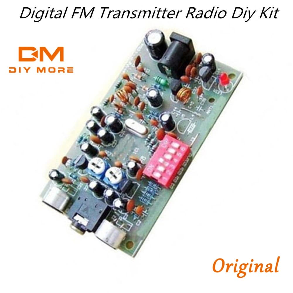 Diymore Diy Estação De Rádio Digital Pll Stereo Bh1417F Kit Transmissor De Rádio Fm
