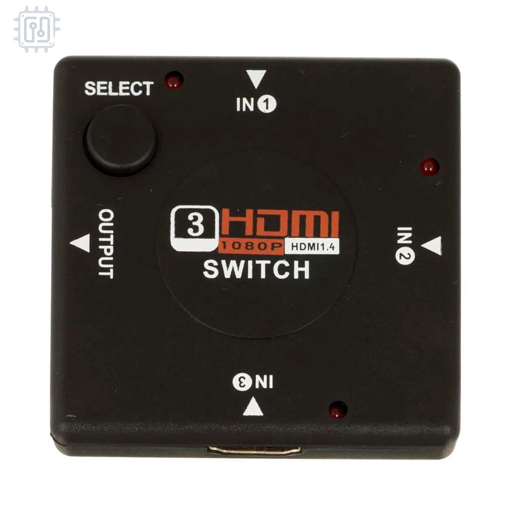 Switch Hdmi 4k 3 Portas In 1 Porta Out Hub Hdmi 3x1 Para Tv com NFe